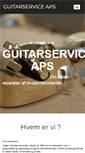 Mobile Screenshot of guitarservice.dk